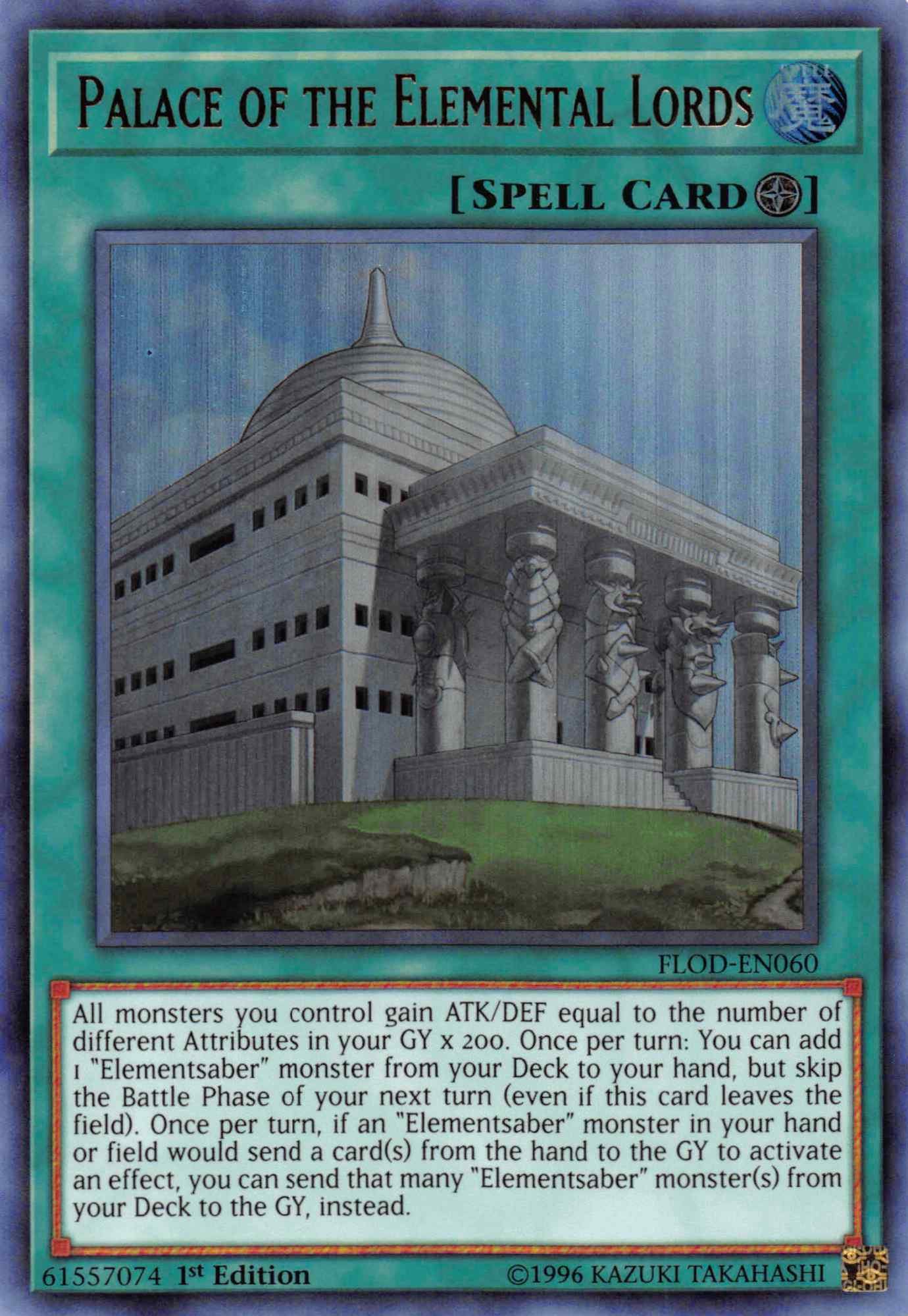 Palace of the Elemental Lords [FLOD-EN060] Ultra Rare