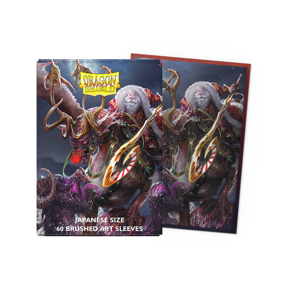 60ct Christmas 2022 Dragon Shield - Brushed Art Sleeves (Japanese Size)