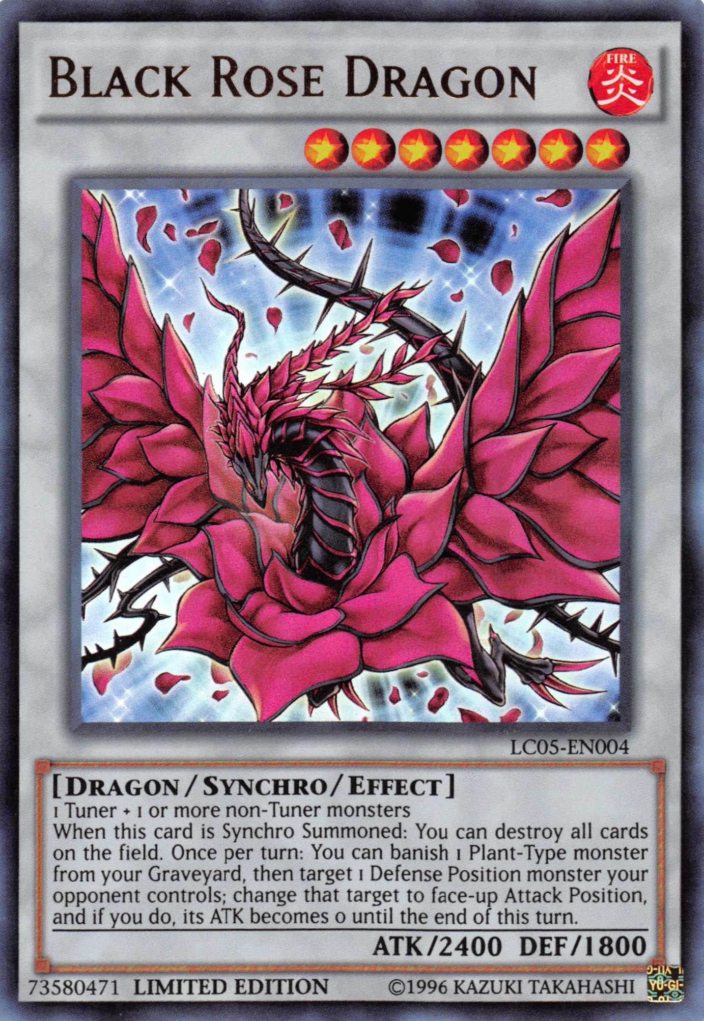 Black Rose Dragon (LC05-EN004) [LC05-EN004] Ultra Rare