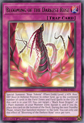 Blooming of the Darkest Rose [LED4-EN027] Rare