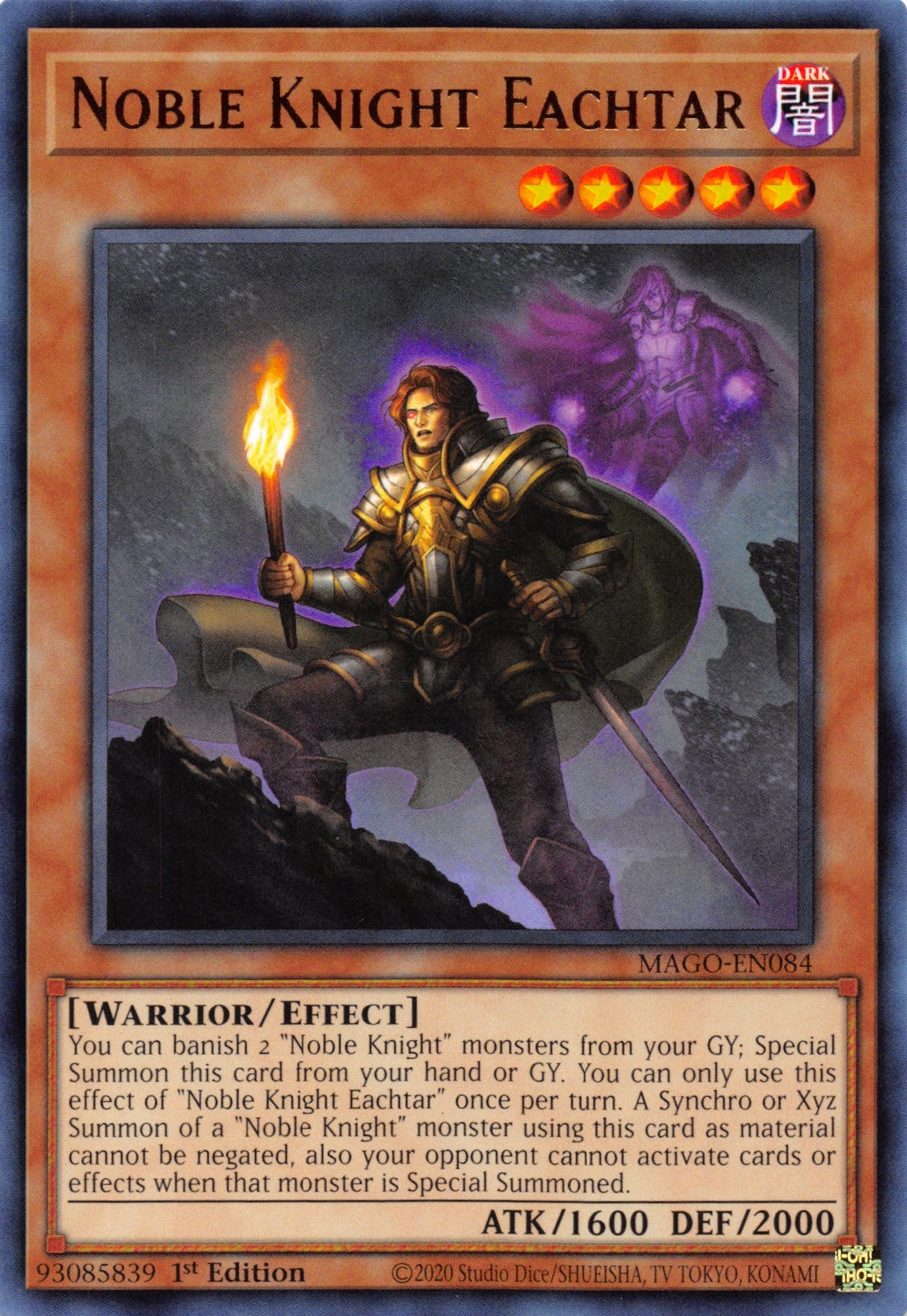 Noble Knight Eachtar [MAGO-EN084] Rare