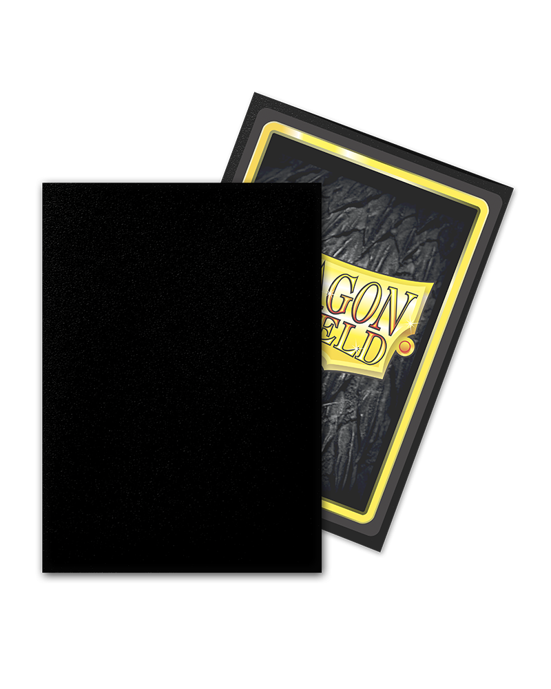 Dragon Shield: 100ct Black Matte Outer Sleeves (Standard Size)