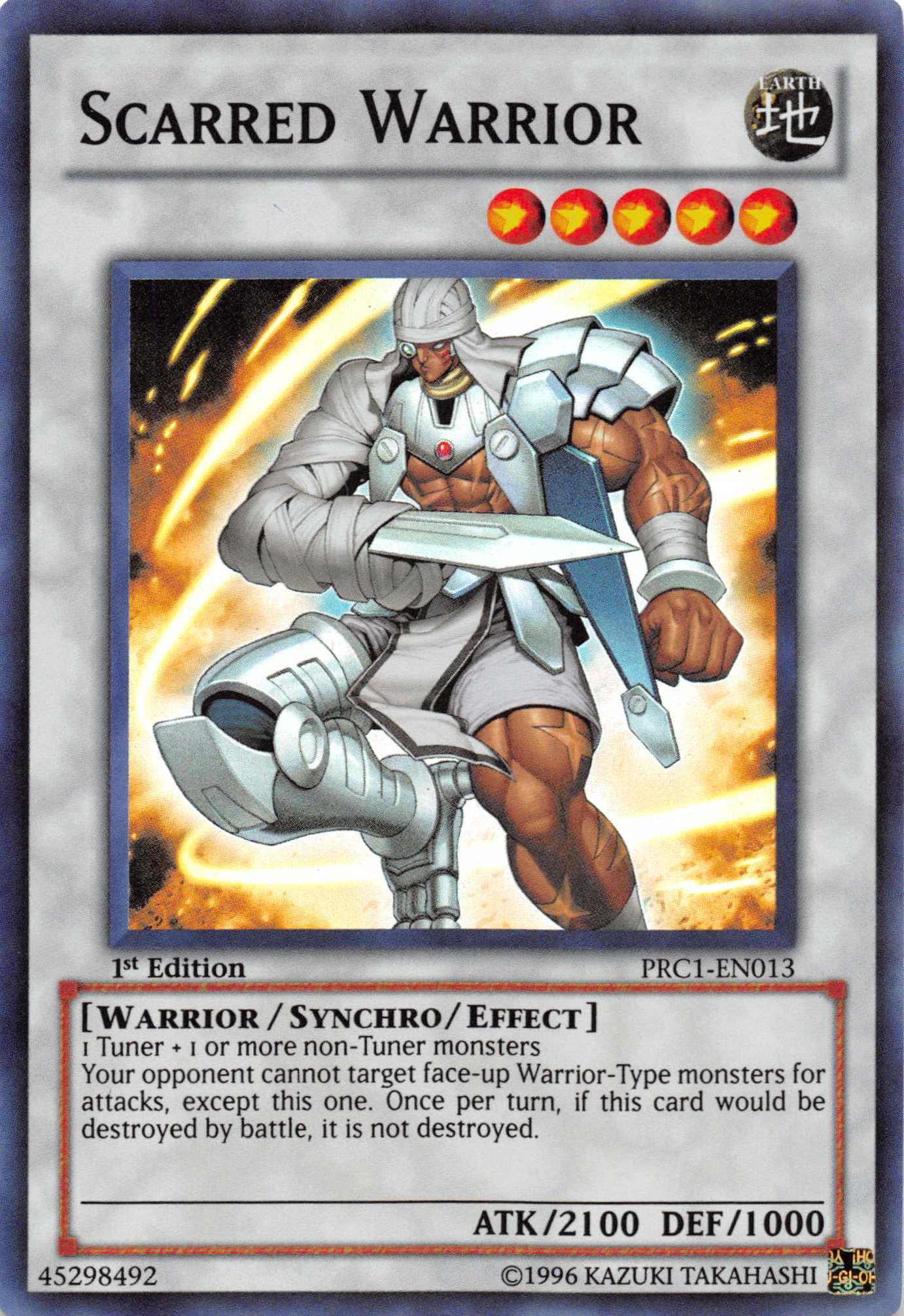 Scarred Warrior [PRC1-EN013] Super Rare