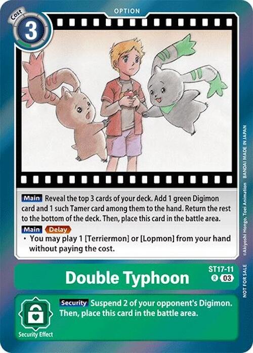 Double Typhoon (Secret Crisis: Movie Memorial Pack) [ST17-11-R] [Secret Crisis] Foil