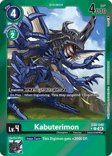 Kabuterimon (Limited Foil) [EX8-040-C] [Chain of Liberation] Foil