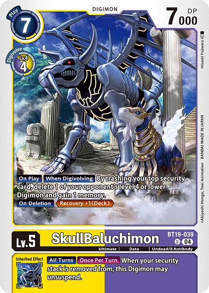 SkullBaluchimon [BT19-039-U] [Release Special Booster 2.0] Normal