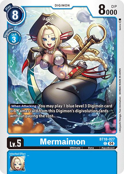 Mermaimon [BT18-027-C] [Release Special Booster 2.0] Normal