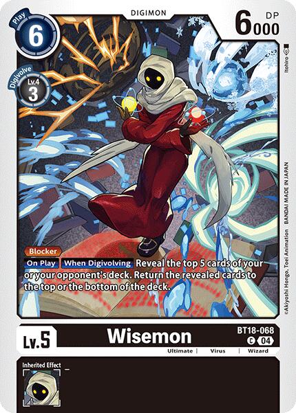 Wisemon [BT18-068-C] [Release Special Booster 2.0] Normal