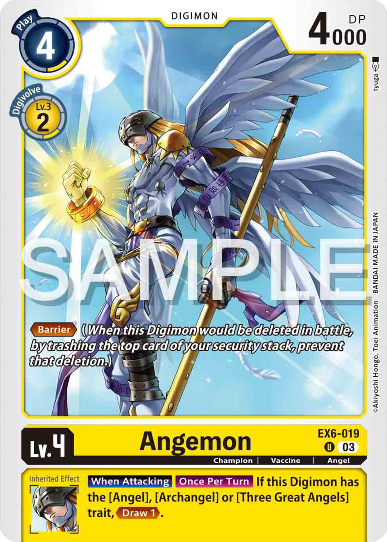 Angemon [EX6-019-U] [Infernal Ascension] Normal