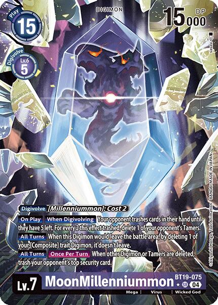 MoonMillenniummon (Alternate Art) [BT19-075-SR] [Release Special Booster 2.0] Foil