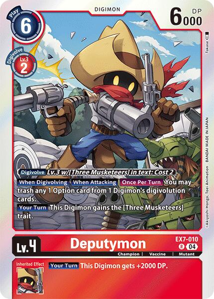 Deputymon [EX7-010-R] [Digimon LIBERATOR] Foil