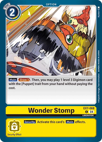 Wonder Stomp [EX7-068-C] [Digimon LIBERATOR] Normal