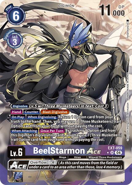 BeelStarmon ACE (Alternate Art) [EX7-059-SR] [Digimon LIBERATOR] Foil