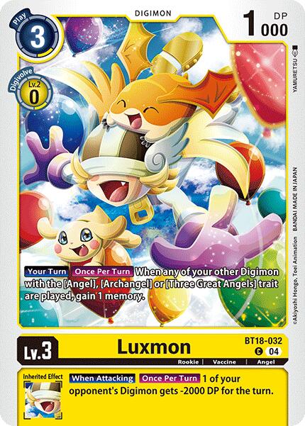 Luxmon [BT18-032-C] [Release Special Booster 2.0] Normal