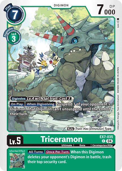 Triceramon [EX7-035-C] [Digimon LIBERATOR] Normal