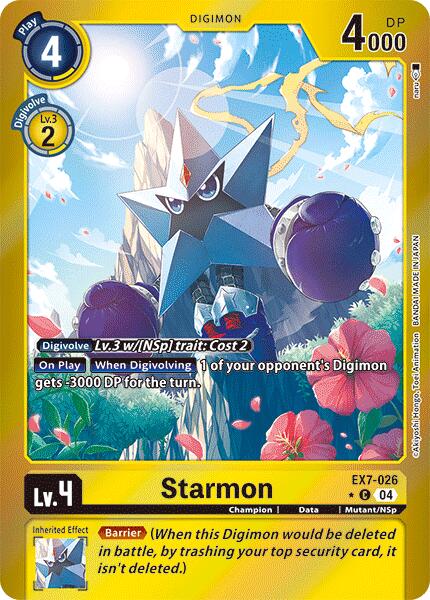 Starmon (Foil) [EX7-026-C] [Digimon LIBERATOR] Foil