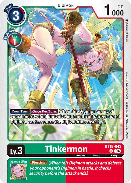 Tinkermon [BT18-043-C] [Release Special Booster 2.0] Normal