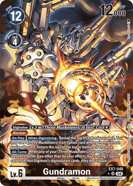 Gundramon (Alternate Art) [EX7-048-SR] [Digimon LIBERATOR] Foil