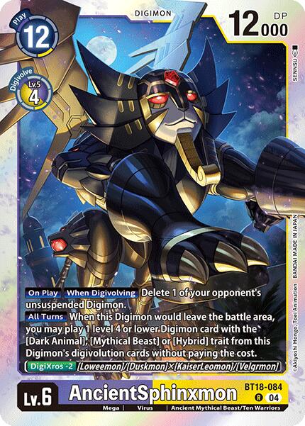 AncientSphinxmon [BT18-084-R] [Release Special Booster 2.0] Foil