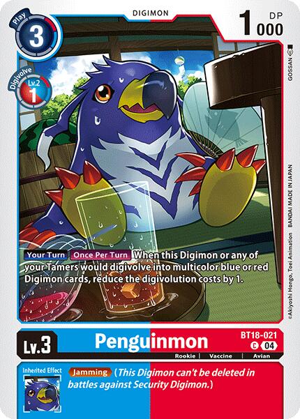 Penguinmon [BT18-021-C] [Release Special Booster 2.0] Normal