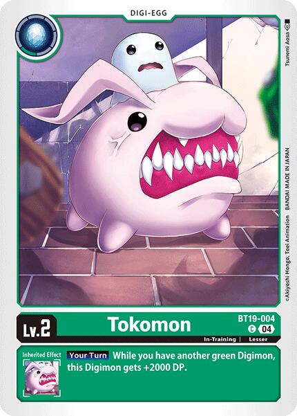 Tokomon [BT19-004-C] [Release Special Booster 2.0] Normal