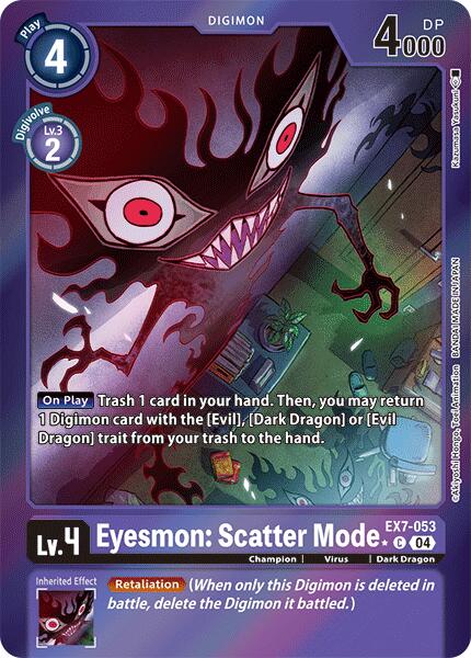 Eyesmon: Scatter Mode (Foil) [EX7-053-C] [Digimon LIBERATOR] Foil