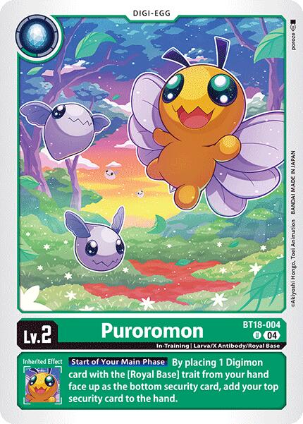 Puroromon [BT18-004-U] [Release Special Booster 2.0] Normal