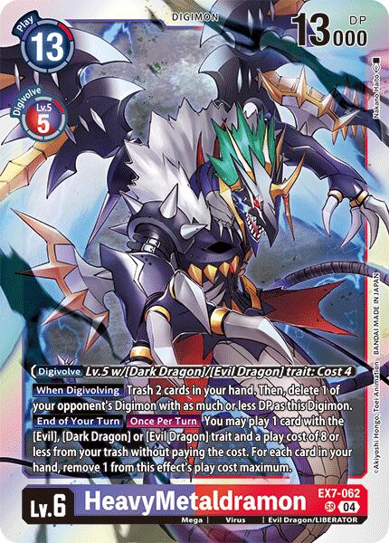 HeavyMetaldramon [EX7-062-SR] [Digimon LIBERATOR] Foil