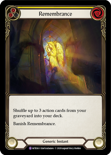 Remembrance [WTR163] Unlimited Rainbow Foil - Duel Kingdom