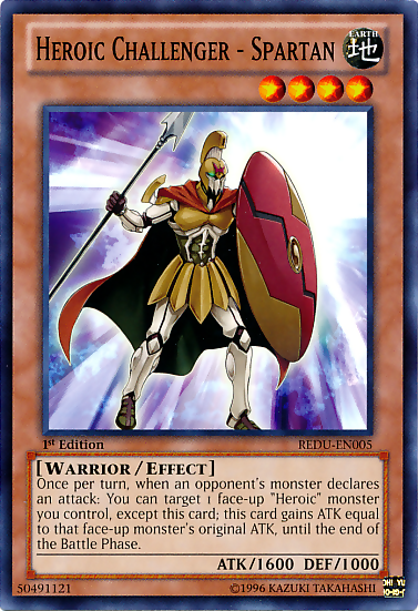 Heroic Challenger - Spartan [REDU-EN005] Common - Duel Kingdom