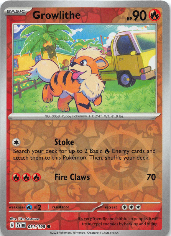 Growlithe - 031/198 [31] - (SV01 Scarlet & Violet Base Set)