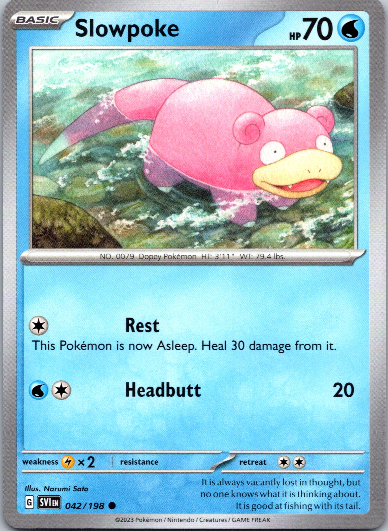 Slowpoke (042/198) [Scarlet & Violet: Base Set]