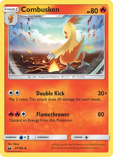 Combusken (27/168) [Sun & Moon: Celestial Storm] - Duel Kingdom