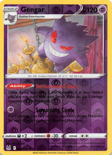 Gengar [066/196] [Lost Origin] Reverse Holofoil