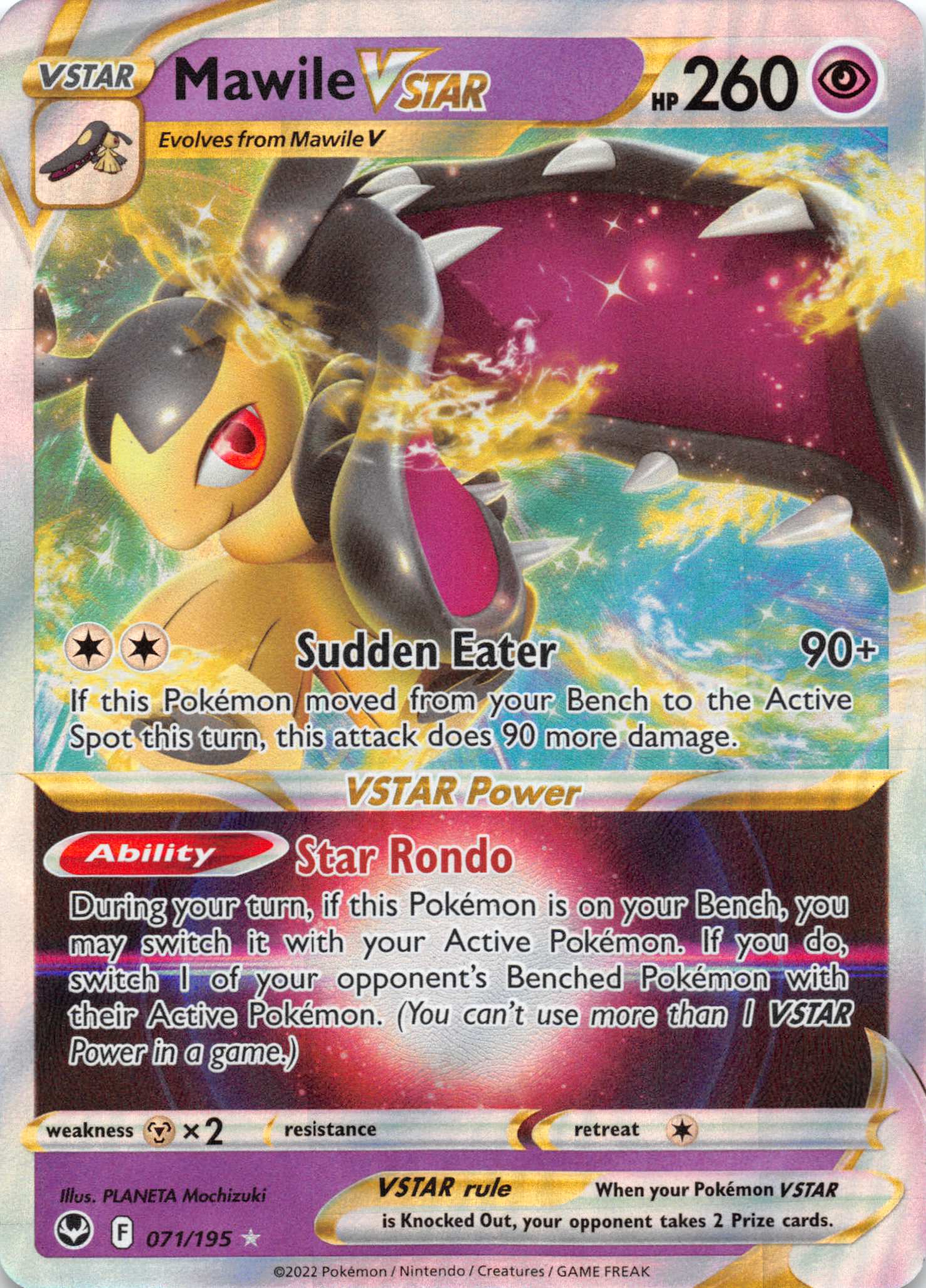 Mawile VSTAR (071/195) [Sword & Shield: Silver Tempest]