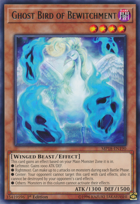 Ghost Bird of Bewitchment [MP18-EN190] Rare - Duel Kingdom
