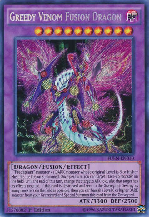 Greedy Venom Fusion Dragon [FUEN-EN010] Secret Rare - Duel Kingdom