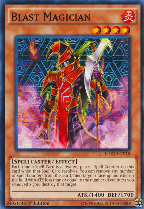 Blast Magician [LDK2-ENY18] Common - Duel Kingdom