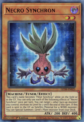 Necro Synchron [LED8-EN023] Ultra Rare - Duel Kingdom