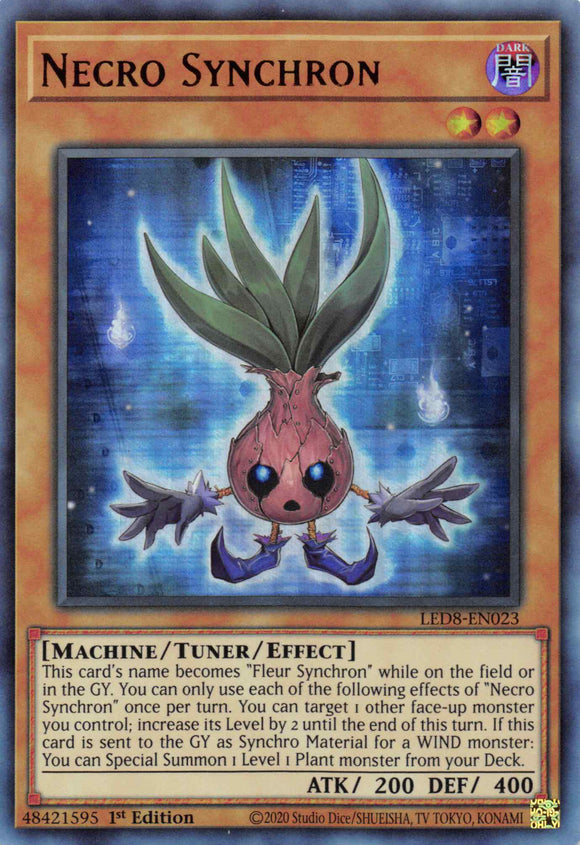Necro Synchron [LED8-EN023] Ultra Rare - Duel Kingdom