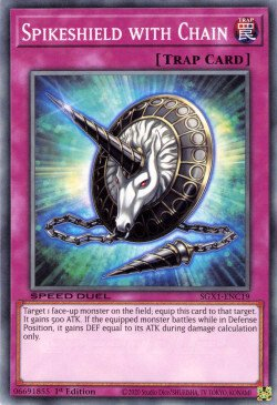 Spikeshield with Chain [SGX1-ENC19] Common - Duel Kingdom