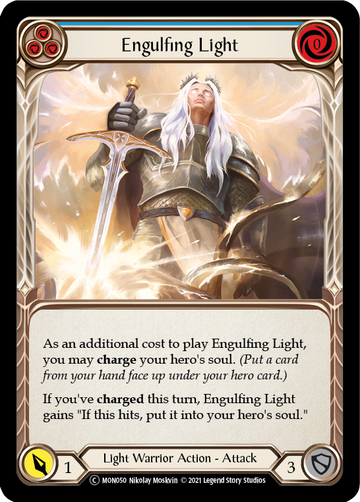 Engulfing Light (Blue) (Rainbow Foil) [U-MON050-RF] Unlimited Rainbow Foil - Duel Kingdom