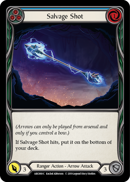 Salvage Shot (Blue) [ARC068-C] 1st Edition Normal - Duel Kingdom