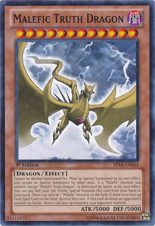 Malefic Truth Dragon [SP14-EN044] Starfoil Rare - Duel Kingdom