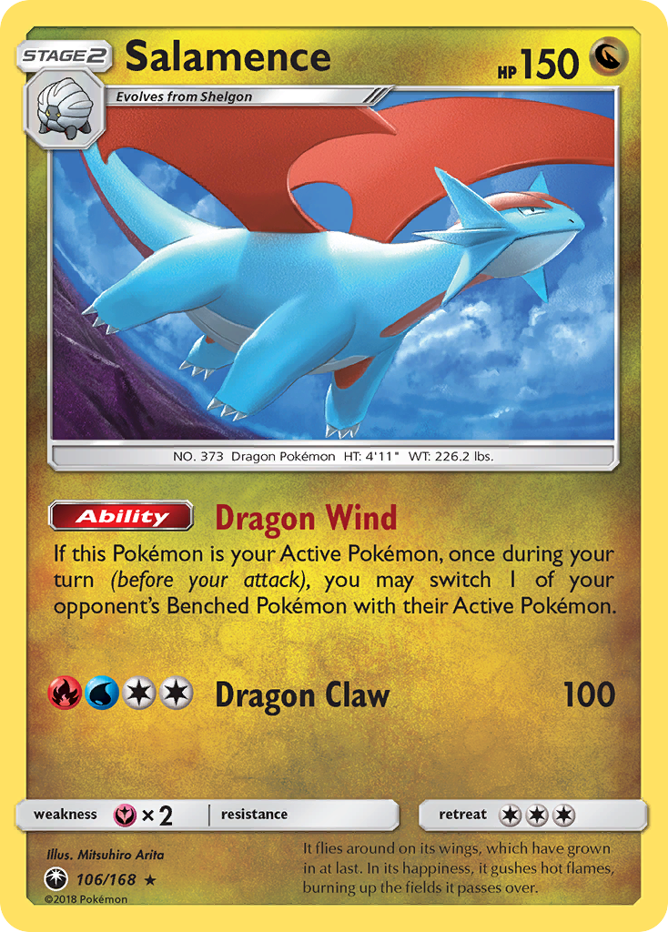 Salamence (106/168) [Sun & Moon: Celestial Storm] - Duel Kingdom