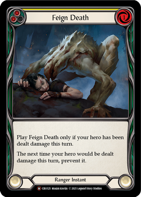 Feign Death (Rainbow Foil) [CRU125-RF] Unlimited Rainbow Foil - Duel Kingdom