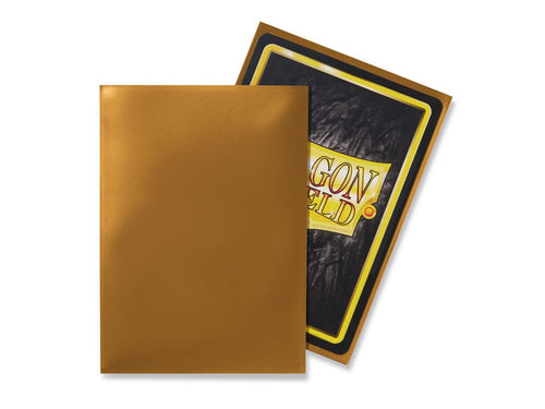 100ct Gold Dragon Shield Sleeves - Duel Kingdom