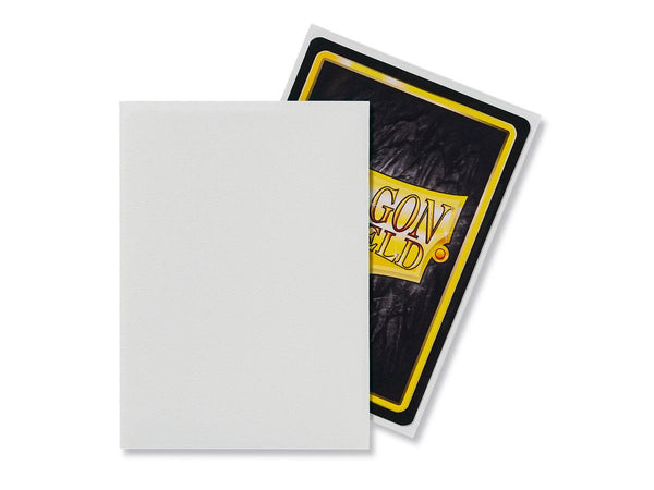 100ct White Dragon Shield Matte Sleeves - Duel Kingdom
