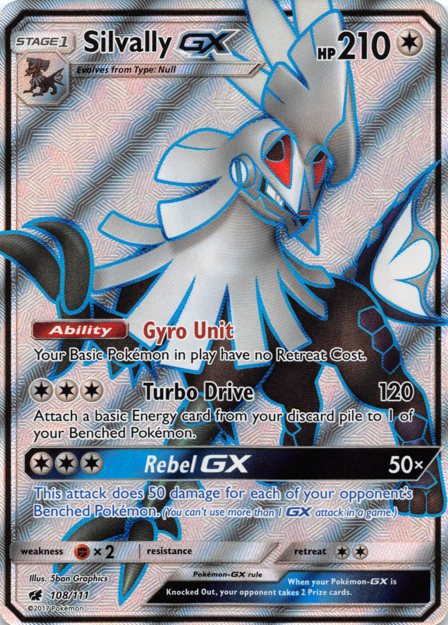 Silvally GX (Full Art) (108) [SM - Crimson Invasion] - Duel Kingdom