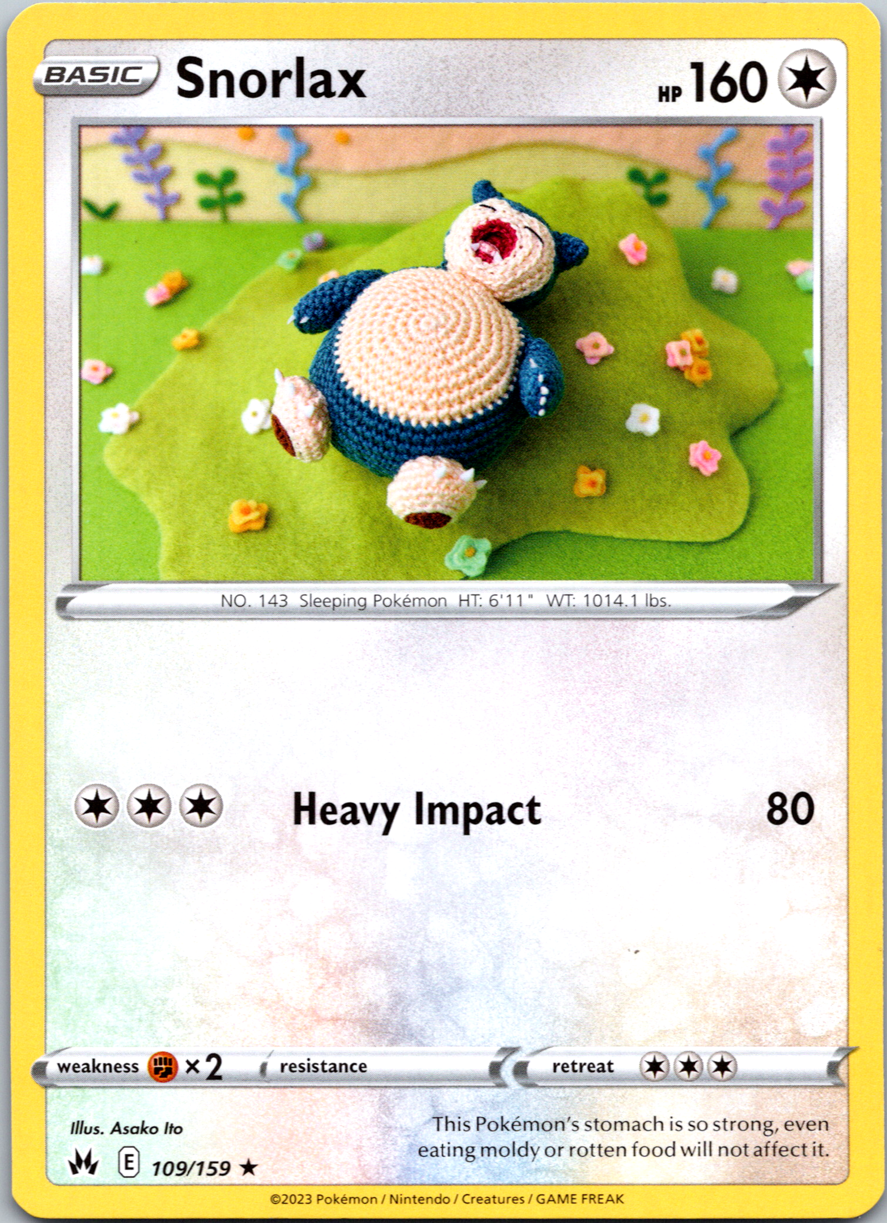 Snorlax (109/159) [Sword & Shield: Crown Zenith]